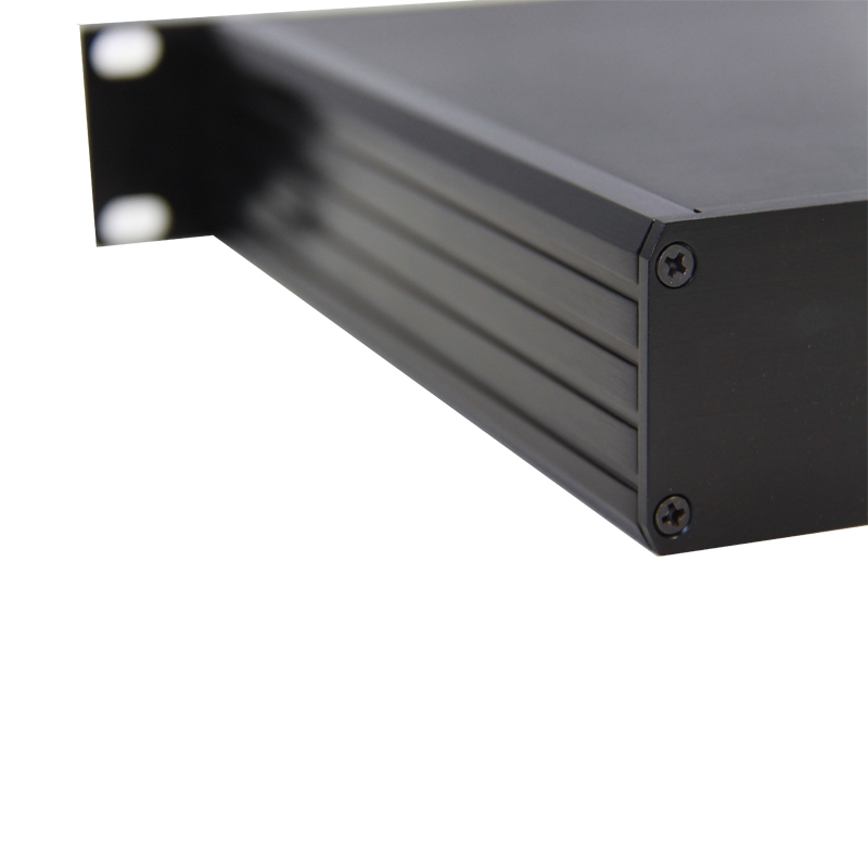 PD001-1U 200 mm cheap rack mount server electronic modular enclosure equipment case aluminium enclosures for electronics