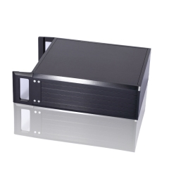 PE001-2U 229*2u*250 mm electronic project box aluminum case diy with handle equipment enclosure box