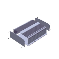 234*80.6-250浦美PCB线路板铝合金外壳金属外壳散热铝盒铝壳体