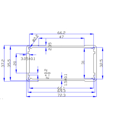 73*37aluminum storage box anodized aluminum sheet box supplier