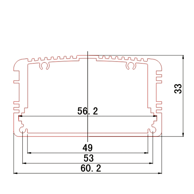 60*33电器电源产品铝外壳LED防水电源外壳电子声卡铝壳电源转换盒