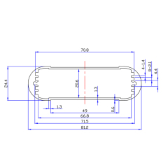 81*24abattery charger and recharger die casting aluminum housing for mobile phone and car