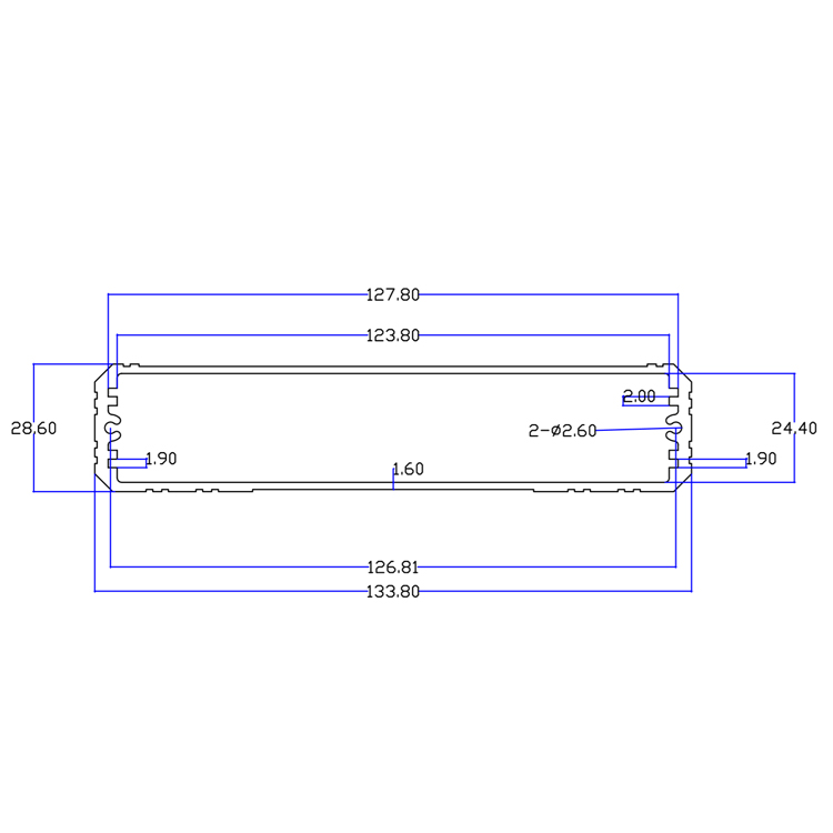 134*29Colored Blast Clearning Technology Concluding Aluminum Control Housing as Metal Junction Case