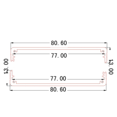 81*24wall-mounted aluminum electronic enclosure box for USB HUB for arecont vision junction box metal enclosure metal electronics box