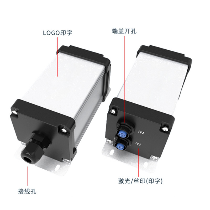 PG001  60*60-L  IP68 铝合金防水外壳