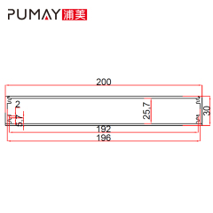 28 mm height aluminum enclosure for PBC