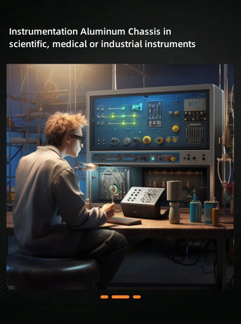 Instrumentation Aluminum Chassis in scientific, medical or industrial instruments