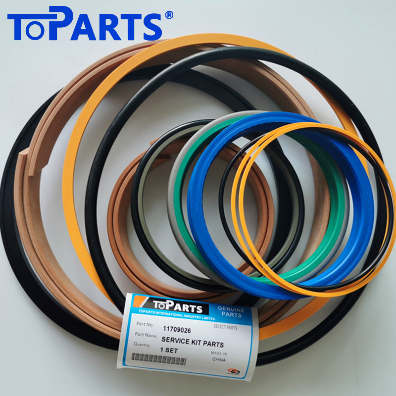 11709026 Hydraulic cylinder seal kit for Volvo L150E Wheel Loader 11107860 TILT Hydraulic Cylinder Repair Kit
