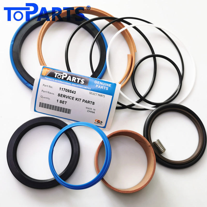 11709543 Hydraulic Cylinder Seal Kit for Volvo BL70 Backhoe Loaders 16202599 Dipper Cylinder Repair Kit