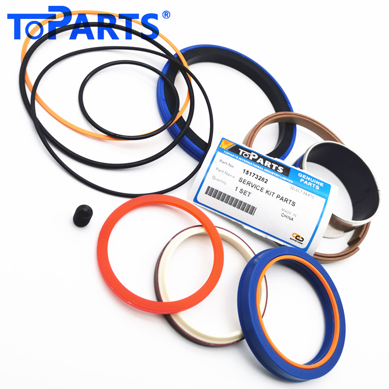 15173282 Hydraulic cylinder seal kit for Volvo BL60B Backhoe Loaders 16202593 Boom Hydraulic Cylinder Repair Kit