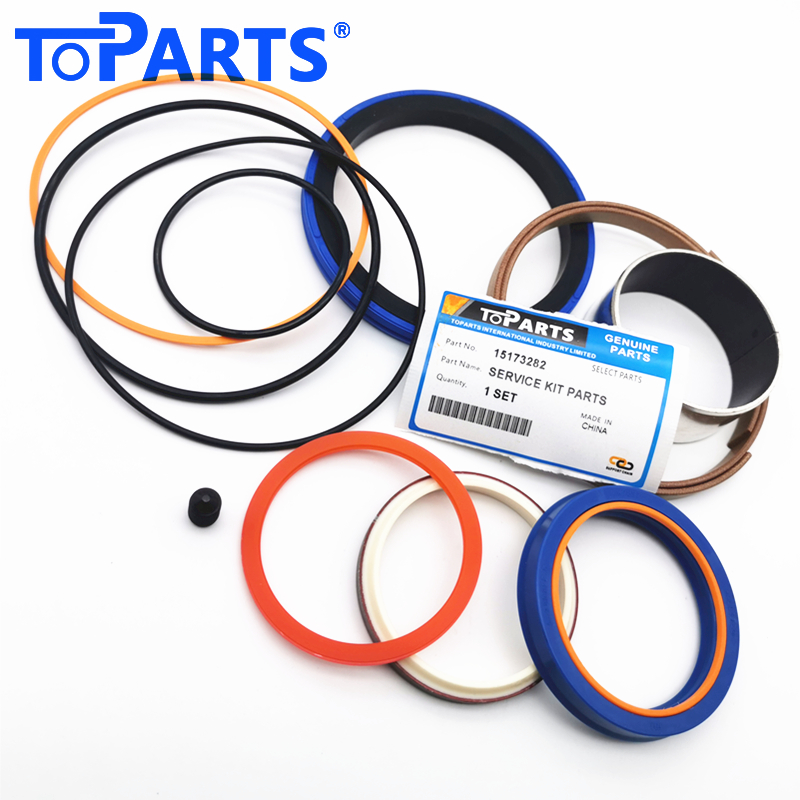 15173282 Hydraulic cylinder seal kit for Volvo BL60B Backhoe Loaders 16202593 Boom Hydraulic Cylinder Repair Kit
