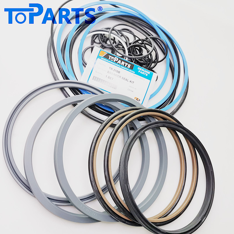 153710SK Hydraulic Breaker Seal Kit for TEISAKU TR210 & Komatsu KB155 Hammer | Repair Kit