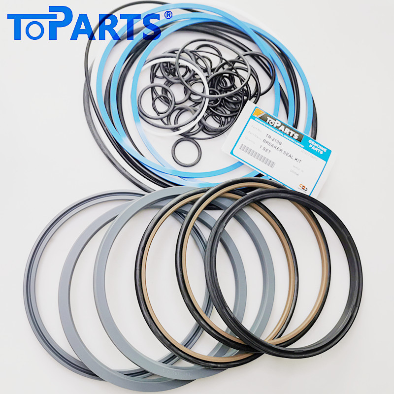 153710SK Hydraulic Breaker Seal Kit for TEISAKU TR210 & Komatsu KB155 Hammer | Repair Kit