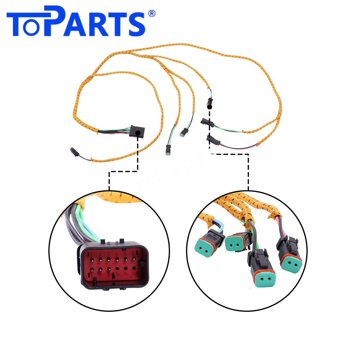 259-4937 2594937 Chassis Wiring Harness for Caterpillar Excavator E345C