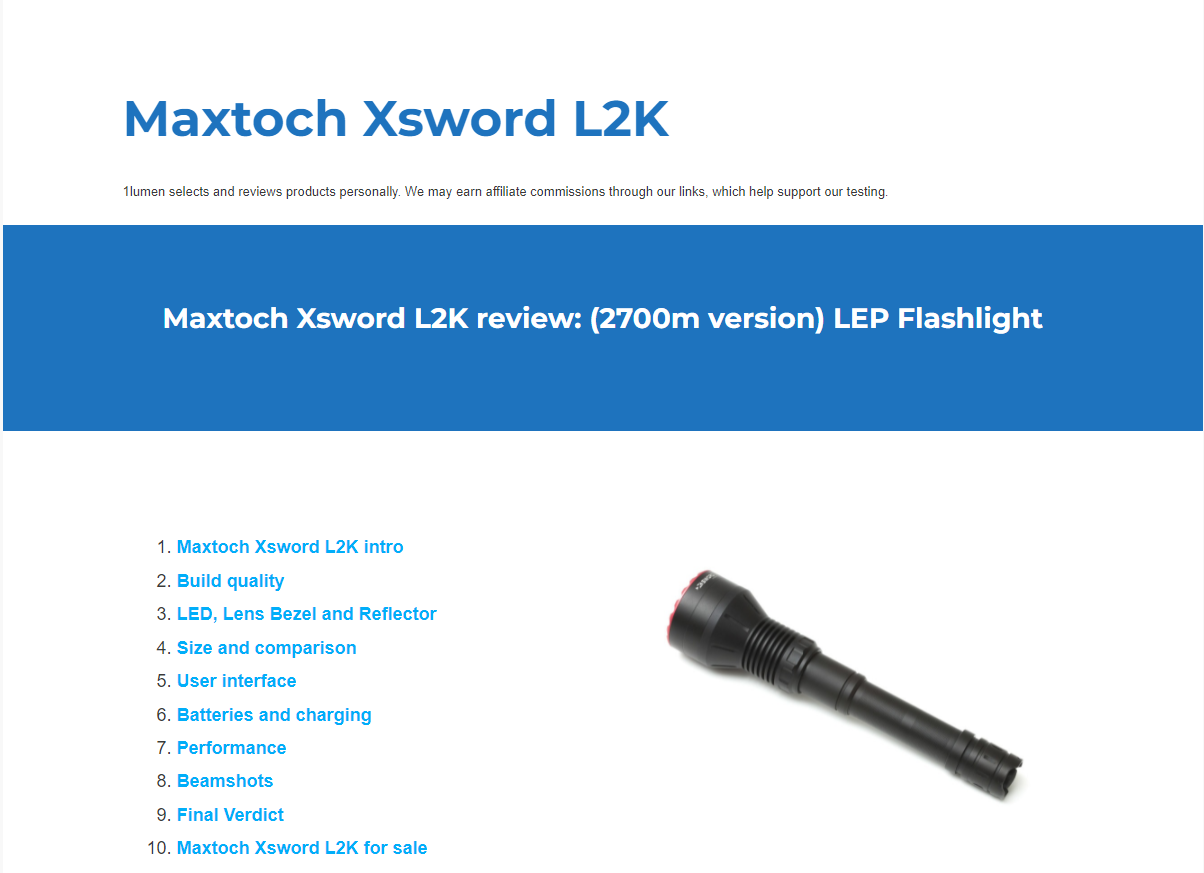 MAXTOCH L2K LEP SpotLight,View all