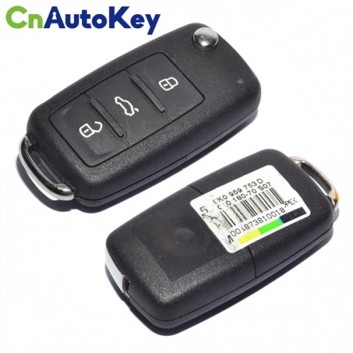 CN001066 for VW Remote Key 3 Button 5K0 837 202D 434MHZ ID48