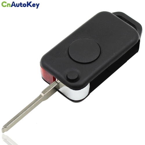 CS002003 1 Button Replacement Remote Flip Folding Car Key Shell For Mercedes Benz W168 W124 W202 1984-2004 A C E For Two Smart