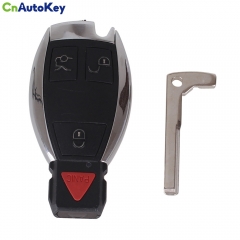 CS002027 Replacement 3+1 4 Buttons Smart Remote Car Key Shell Case Fob For MERCEDES BENZ KEY FOB 4 BUTTON Keyless Entry