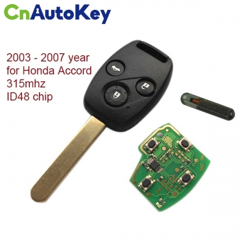 CN003001 for Honda Accord ( 2003 - 2007 year ) 3 button remote key 315mhz with ID48 chip