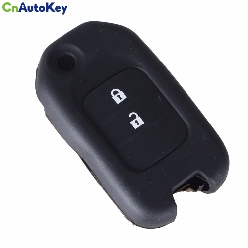 CS003031 Silicone Car Key Cover Case For Honda Accord 9 Jade 2 Buttons Folding Car key Protector Case