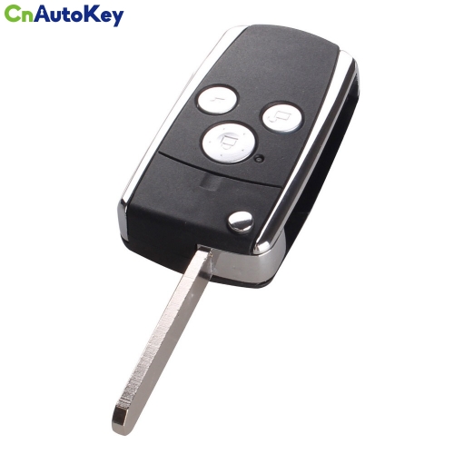 CS003027 3 Button Modified Flip Remote Key Shell Case Fob Replacements For Honda JAZZCRV Odyssey CIVIC ACCORD