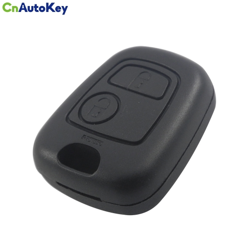 CS009032 2 Buttons Remote Car Key Uncut Blade For Peugeot 206 No Blade