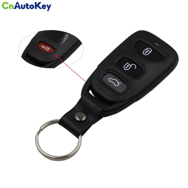 CS020012 3+1 Panic Buttons Replacement Keyless Entry Remote Key Fob 4 Button for Hyundai for Kia Carens