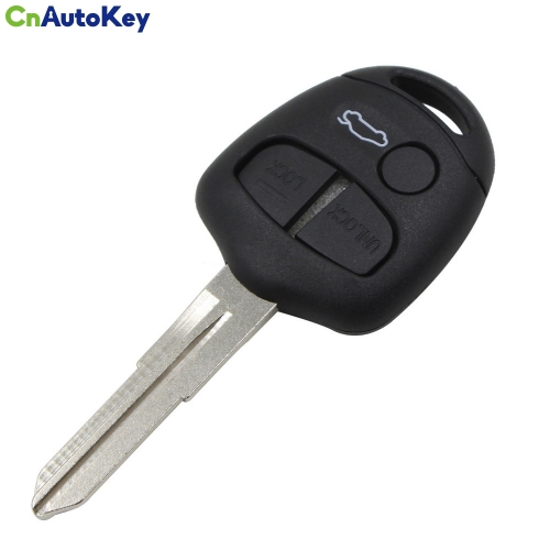 CS011012 Replacement 3 Buttons Car Key Remote Case Fob Cover Shell Blank on Right Blade For Mitsubishi with MIT8 blade Pajero