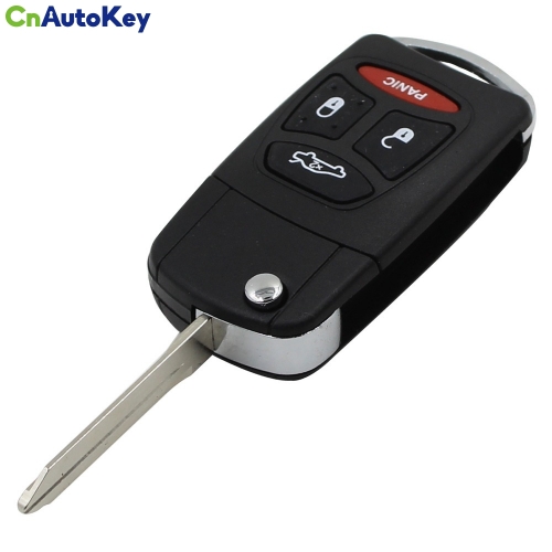 CS015012 Flip Remote Key Shell Fob Case 43+Panic Buttons For Dodge For Jeep Commander Grand Cherokee For Chrysler Aspen 300