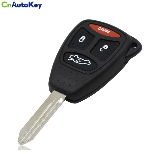 CS015017 4 Button Remote Key Fob Case Shell With Keychain For Chrysler 300 Aspen Jeep Dodge