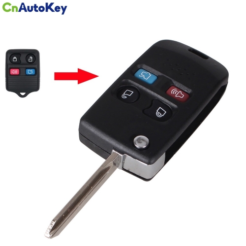 CS018019 4 Button Modified Folding Remote Key Flip Fob Shell For Ford Crown Victoria Escape Expedition Explorer Explorer Sport