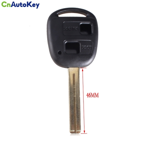 CS052001 2 Buttons Blank Key Shell For Lexus RX330 ES300 46mm Blade Remote Blank Key Shell Car Key Case Cover