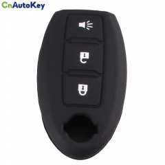 CS027013 Silicone Rubber Car Key Fob Cover Case Shell For Nissan Qashqai Skyline Juke Alissa x-trail Keyless 3 Button Remote Cover