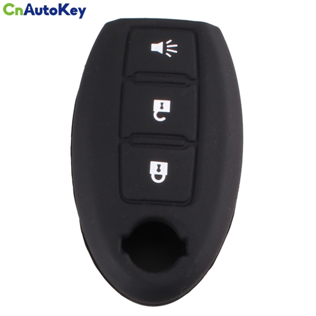 CS027013 Silicone Rubber Car Key Fob Cover Case Shell For Nissan Qashqai Skyline Juke Alissa x-trail Keyless 3 Button Remote Cover