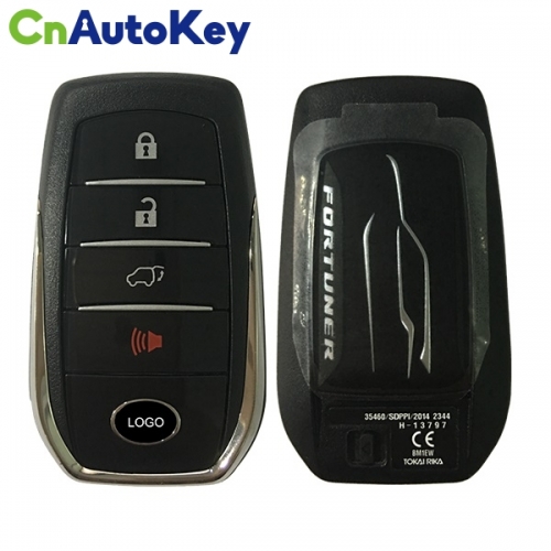 CN007090 Fortuner 3+1button smart card(Tokai Riki) 433.5Mhz and 434Mhz BM1EW