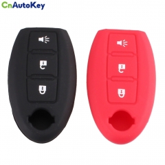 CS027013 Silicone Rubber Car Key Fob Cover Case Shell For Nissan Qashqai Skyline Juke Alissa x-trail Keyless 3 Button Remote Cover