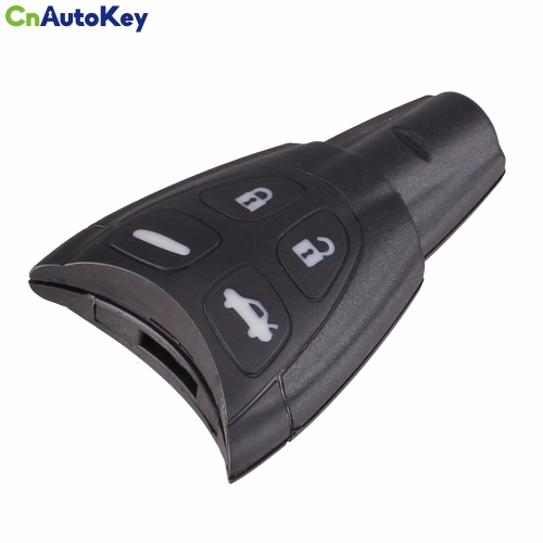 CS056002 Replacement 4 Buttons Remote Rubber Key Shell Case Fob For SAAB 9-3 9-5 93 95