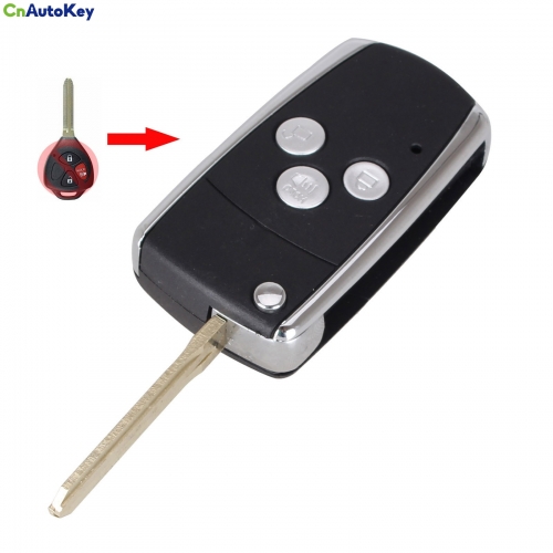 CS007050 3 BUTTON REPLACEMENT REMOTE KEY SHELL UNCUT KEY BLANK FOR TOYOTA Matrix RAV4