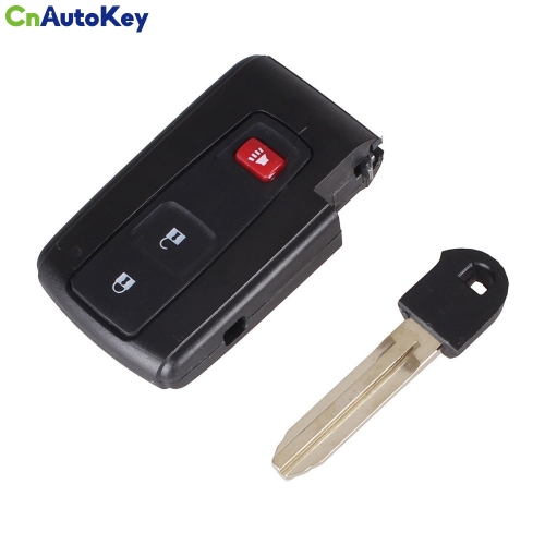 CS007049 2+1 3 Buttons Car Remote Key Shell Case Fob For Toyota Prius 2004-2009 Toy43 Blade
