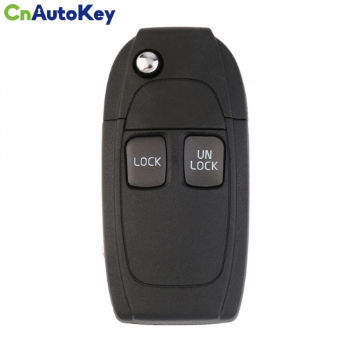 CS050008 New 2 Button Lock Unlock Remote Case Fob Flip Key Shell Case Blade Fit for VOLVO