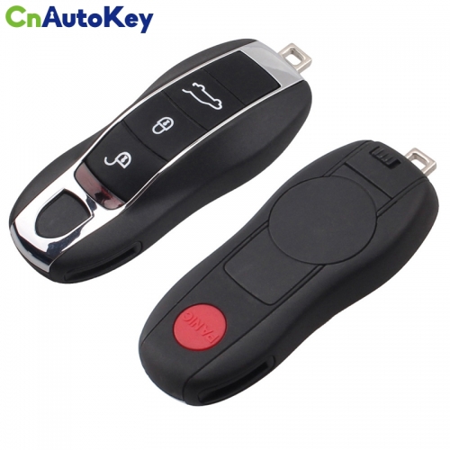 CS005007 New 3 +1 4 Buttons Smart Remote Key Shell Fob Key Case For Porsche Cayenne Panamera 2010-2012