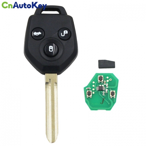 CN034001 Key Keyless Entry Remote Fob For Subaru Xv 2012-2015 Year With G Chip 433.92MHz ASK