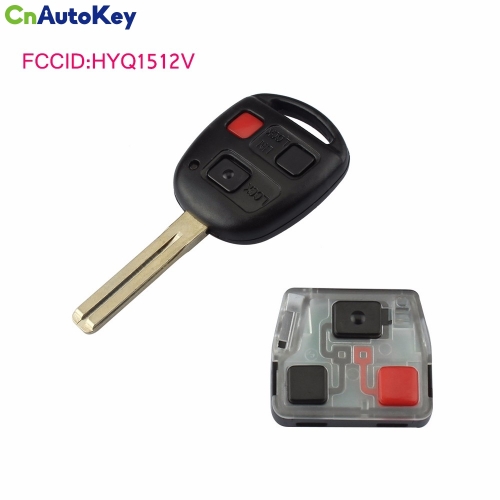 CN052008 For Lexus 3 button Remote 314.4MHZ  ID4C Chip 24090(HYQ1512V)