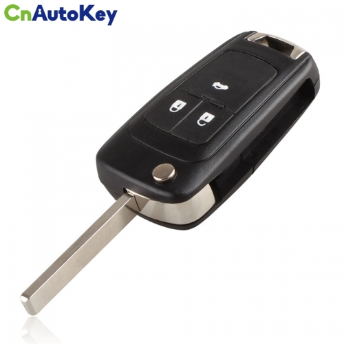 CS013009 3 Buttons Car Styling Folding Key Remote Replacement Case Shell Auto Accessories For Chevrolet Buick Aveo Cruze