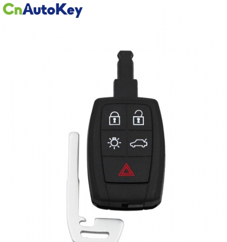 CS050011 5 Button Smart Remote Car Key Shell Blank Fit For VOLVO S40 C30 C70 Keyless Entry Fob Key Case Cover