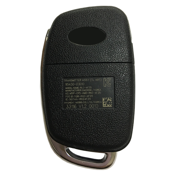 CN020047 2016 Hyundai Tucson Flip Out Remote Fob - 95430 D3010 - TQ8-RKE-4F25 434MHZ