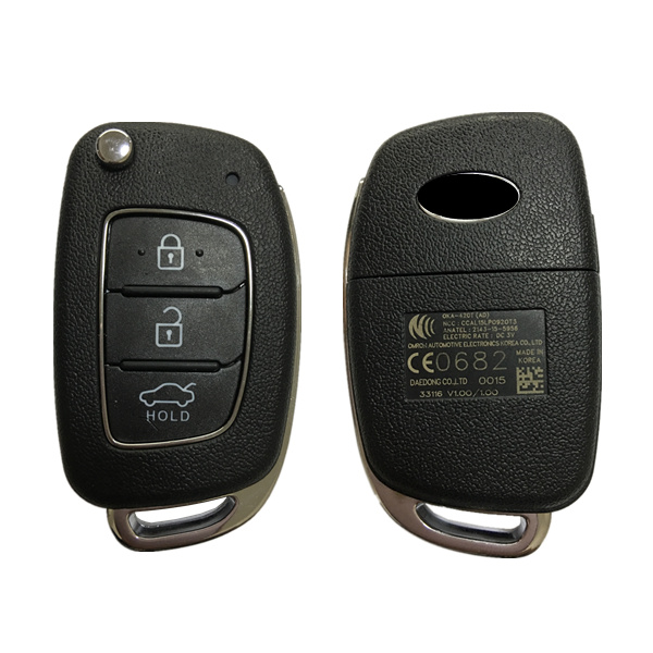 CN020058 Genuine HYUNDAI Elantra flip key remote, 433MHZ OKA-420T(AD)