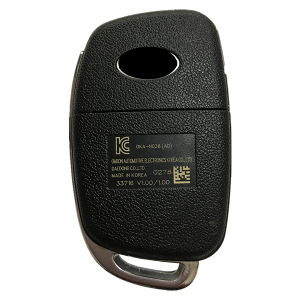 CN020053 2017 Hyundai Elantra Remote Flip Key 4B – 433Mhz – 95430-F2000 OKA-NO38(AD)