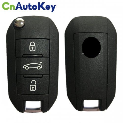 CN016034  3 Buttons Smart Remote Key For Citroen 433 MHz Transponder HITAG AES