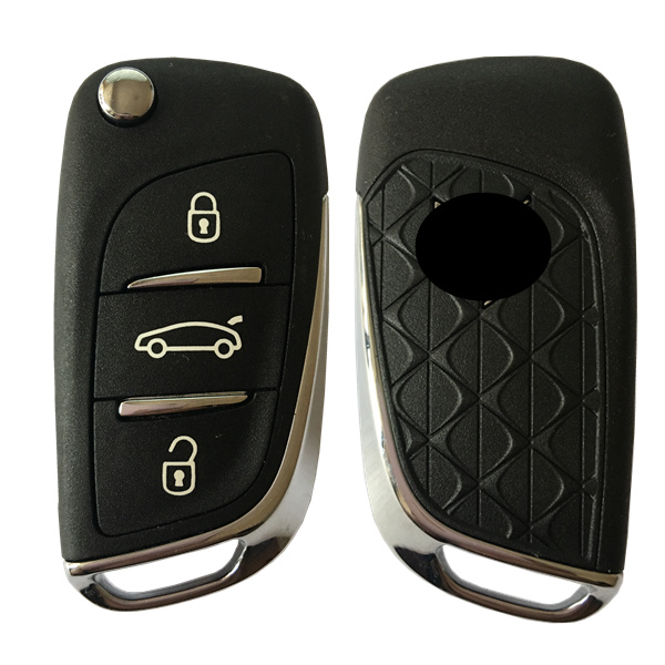 ORIGINAL Flip Key for Citroen DS4 Buttons:3 Frequency 434 MHz Transponder PCF 7941 Part No: 5FA 010 354-10